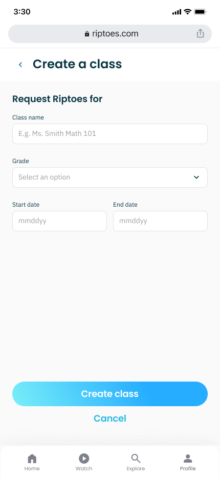 Create Your Class