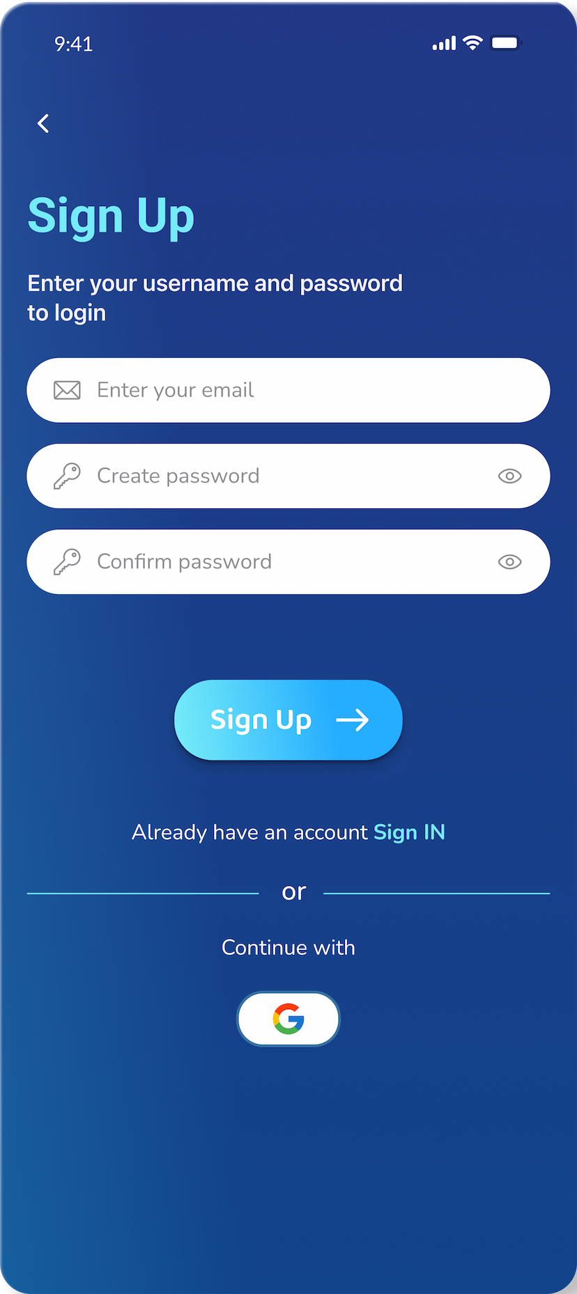 Sign Up